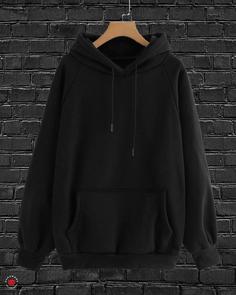 هودی مشکی مینیمال Minimal Black Hoodie