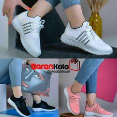 کتانی بافتی زنانه دخترانهds00140 sneaker