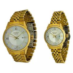 ست زنانه مردانه ساعت مچی سیتیزن مدل اسپشیال موتور ژاپن  Citizen Special Set G W