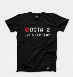 تی شرت دوتا2 – EAT SLEEP DOTA2