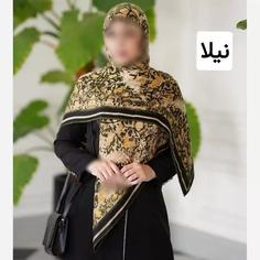 روسری شیک پاییزه نیلا دستدوز 