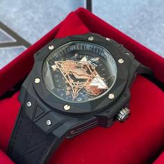 ساعت مچی مردانه مدل هابلوت هندسی hublot (تخفیف ویژه) کد 1580