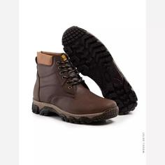 نیم بوت مردانه قهوه ای Timberland بند دار مدل 38797