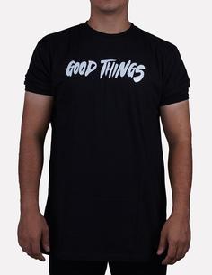 تیشرت مشکی طرح good things