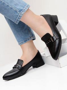 کفش کالج چرم مجلسی زنانهds00508 college shoe