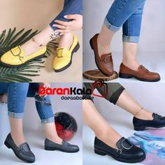 کفش کالج چرم مجلسی زنانه ds00109 Women s college leather shoes