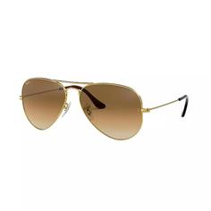 عینک آفتابی مردانه خلبانی مدل Aviator Large metal silver brown 