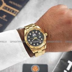 ساعت مچی مردانه رولکس ROLEX طرح DAY DATE مدل 2087 