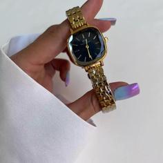 ساعت صفحه مربع برند Daniel Wellington بند استیل  