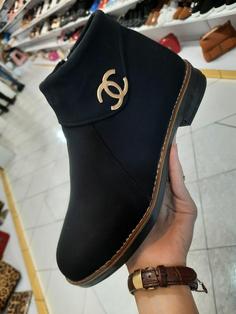 کفش نیم بوت مجلسی شنل زنانهds00373 formal shoe