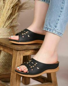 کفش صندل طبی دمپایی زنانهds00580 sandal shoe