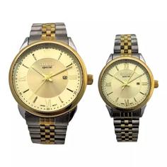 ست زنانه مردانه ساعت مچی سیتیزن مدل اسپشیال موتور ژاپن  Citizen Special Set SR GD GD