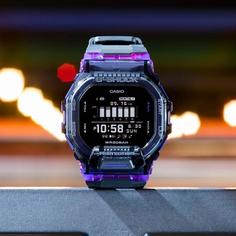 ساعت کاسیو جی شاک مدل Casio G Shock GBD- بنفش فول ،دارای لایت مجزا