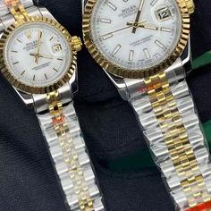 ساعت مچی مردانه و زنانه رولکس دیت جاست بدنه استیل ROLEX DATEJUST 