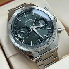 ساعت مچی مردانه امگا اسپیدمستر صفحه سبز Omega Speedmaster Steel Green