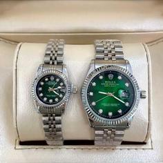 ساعت رولکس ست دیت جاست صفحه سبز Rolex