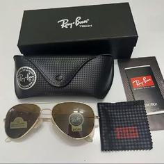 عینک آفتابی ریبن RayBan  خلبانی مدل 3025 شیشه قهوه ای فریم طلایی کد 267