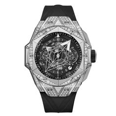 ساعت مچی مردانه هابلوت Hublot Unico Sang Bleu ll Diamonds 2323Q