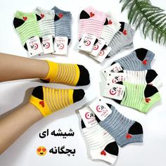 جوراب شیشه ای رینگی  مناسب یک تا پنج سال