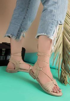 صندل کنفی زنانه ds01266 sandal shoe