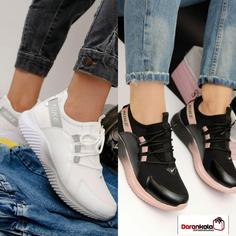 کفش کتانی زیره پی یو استرج زنانه دخترانهds00540 sneaker