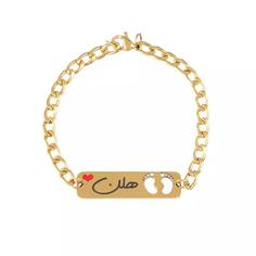 دستبند دخترانه گیلواره زراوشان مدل اسم هلن کد B252