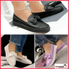 کفش کالج چرم عروسکی مجلسی زنانهds00481 college shoe