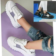 کفش کتانی پی یو زنانه دخترانهds00605 WOMAN SNEAKER