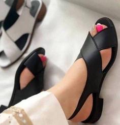 صندل اسپرت چرم زنانه ds01220 sandal shoe