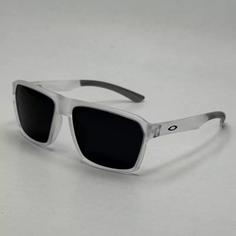 عینک اوکلی مستطیلی پلاریزه سبک OAKLEY آمریکایی مشکی فریم شفاف کد WG83107