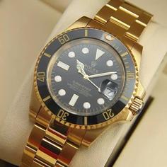 ساعت مردانه رولکس مدل سایمارینر بدنه استیل بند استیل Rolex Submariner طلایی