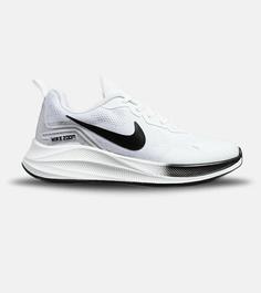 کفش کتانی بزرگ پا سفید مشکی Nike air zoom max مدل 5970