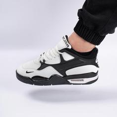 کفش کتانی اسپرت ساقدار مردانه رنگ سفید مشکی مدل نایک NIKE Jordan 4 کد 71338