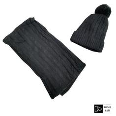 شال و کلاه بافت مدل shk02 Textured scarf and hat shk02