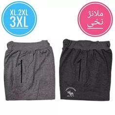 شلوار اسلش مردانه نخی سایز بزرگ XL 2XL 3XL شلوار مردانه نخی رنگ طوسی و دودی