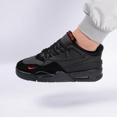 کفش کتانی اسپرت ساقدار مردانه رنگ مشکی مدل نایک NIKE Jordan 4 کد 71325