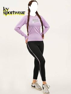 ست بلوز شلوار فینگردار ورزشی زنانه NIKE کد 003 NIKE womens sports pants blouse fingering set code 003