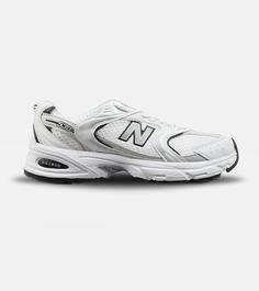 کفش کتانی مردانه و زنانه سفید نقره ای NEW BALANCE 530 مدل 3143