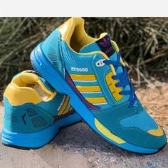 کفش zx7000 رنگ آبی cvn زرد سایز 41تا44