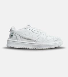 کفش کتانی مردانه و زنانه سفید نایک NIKE jordan 1 مدل 6185