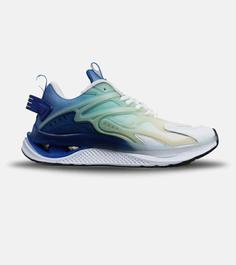 کفش کتانی مردانه سفید آبی سبز ADIDAS Customize Run مدل 6136