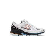 کتونی رانینگ نیوبالانس 1906R سفید مشکی نقره ای New Balance 1906R White Bright Sky