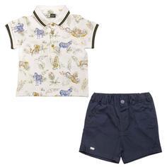 ست تیشرت و شلوارک پسرانه ایندیگو مدل 196084 Indigo baby t shirt and shorts set  model 19900