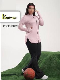 ست مانتو شلوار فینگردار سایز بزرگ ورزشی زنانه NIKE کد 008 NIKE womens big size sport coat and pants set code 008