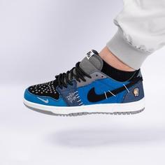 کفش کتانی اسپرت مردانه رنگ آبی مدل نایک NIKE Jordan 1 VOODOO کد 71326