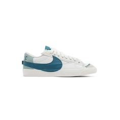 کفش نایک بلیزر جومبو ساق کوتاه سفید سبزآبی Nike Blazer Low Jumbo Summit White Geode Teal