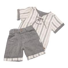 ست تیشرت و شلوارک پسرانه sarlelma مدل 924 Sarlelma boy s t shirt and shorts set  model 924