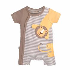 سرهمی نوزادی نیلی مدل lion 8837 Indigo long sleeve baby bodysuit for girls  love ly model 8618