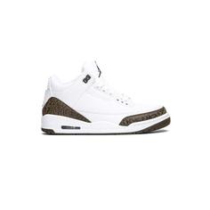 کتونی نایک ایرجردن 3 موکا سفید قهوه ای Nike Air Jordan 3 Retro Mocha