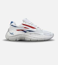 کفش کتانی سفید قرمز آبی مردانه reebok CROSS FIT مدل 4030